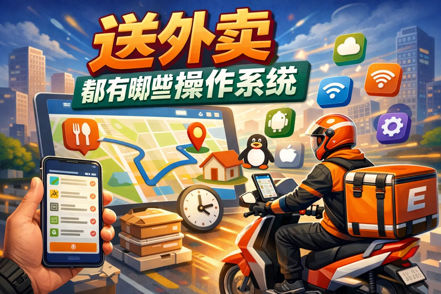 送外卖都有哪些操作系统