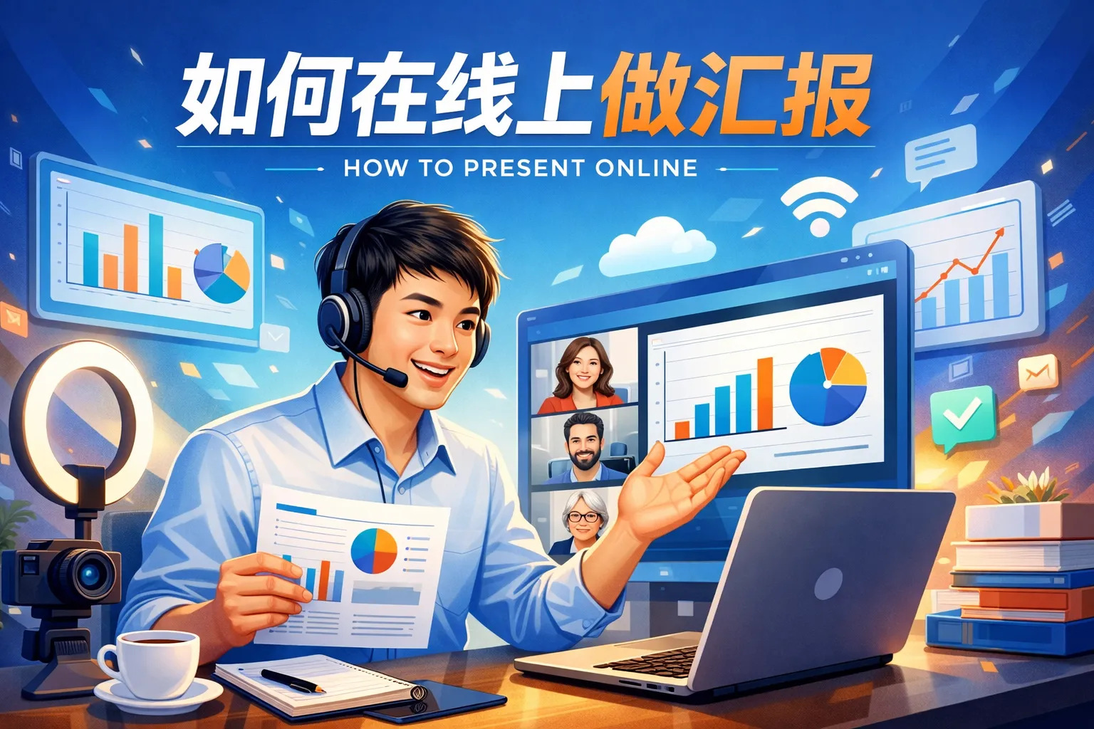 如何在线上做汇报