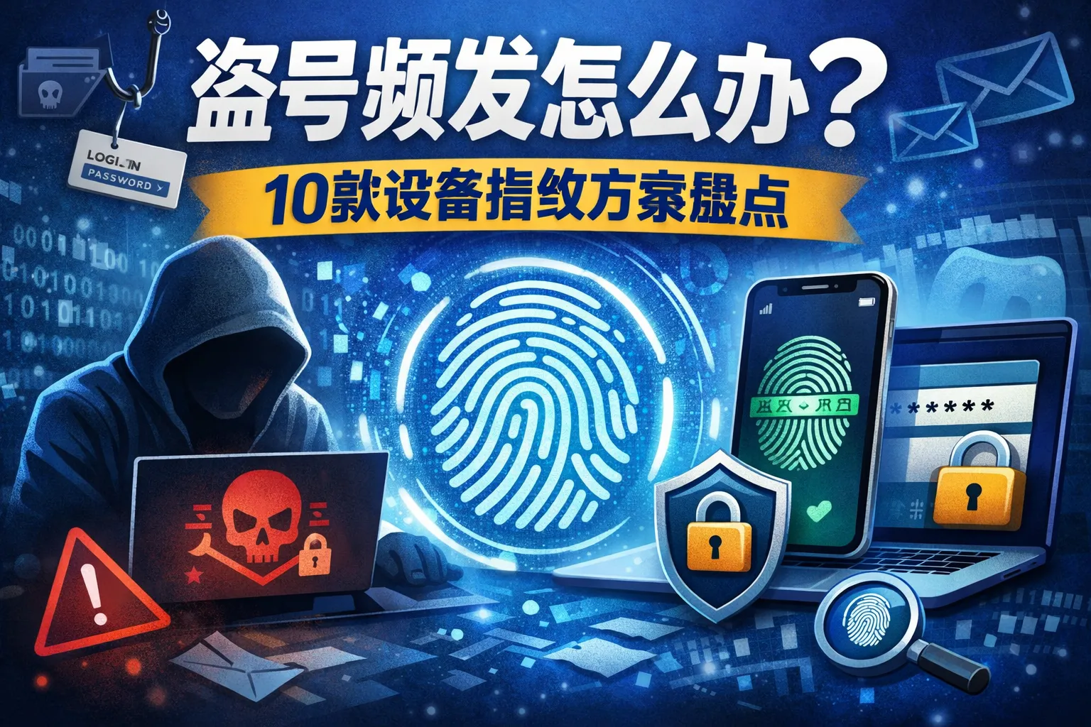 盗号频发怎么办?10款设备指纹方案盘点
