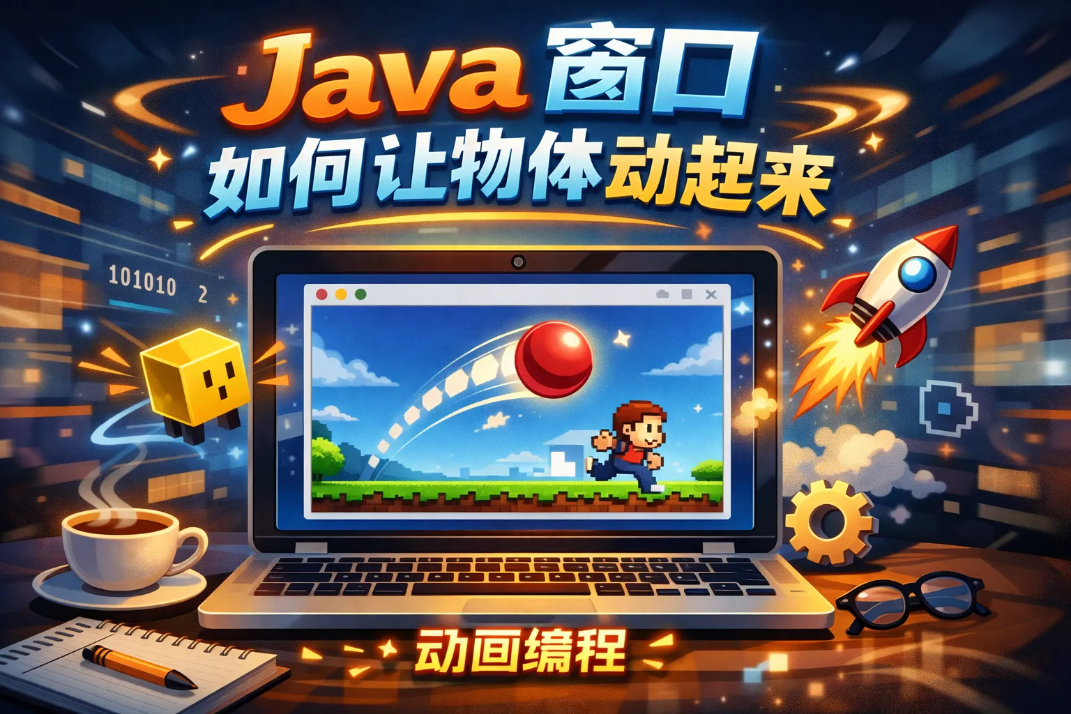 java窗口如何让物体动起来