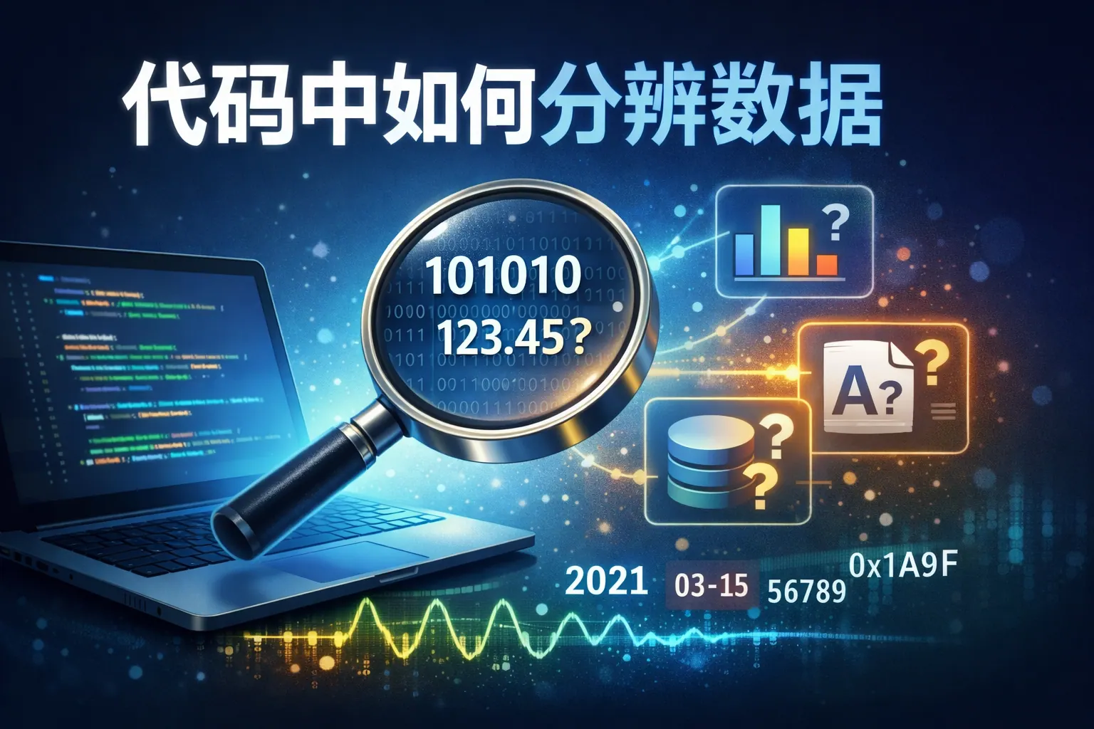 代码中如何分辨数据