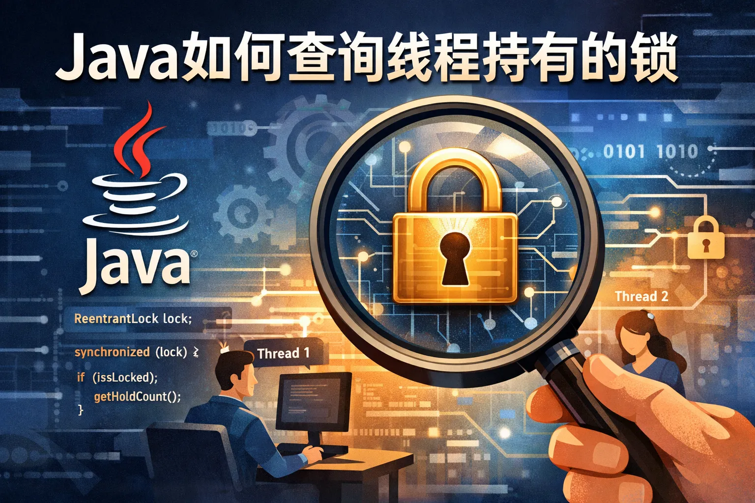 java如何查询线程持有的锁
