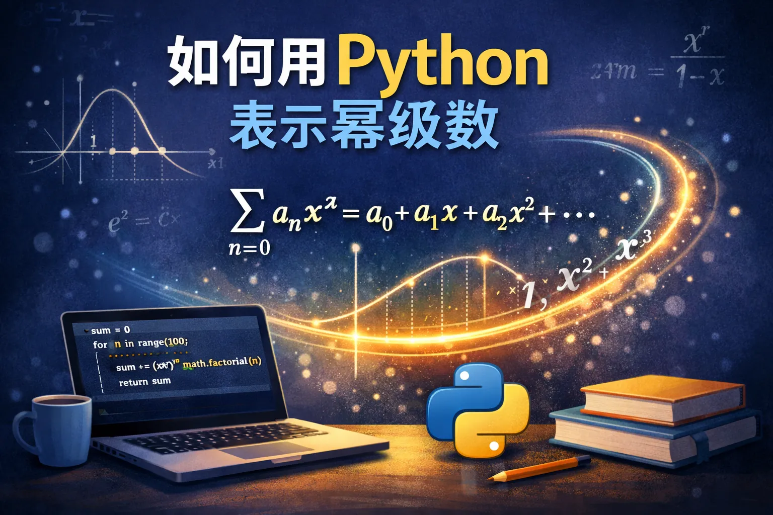 如何用python表示幂级数
