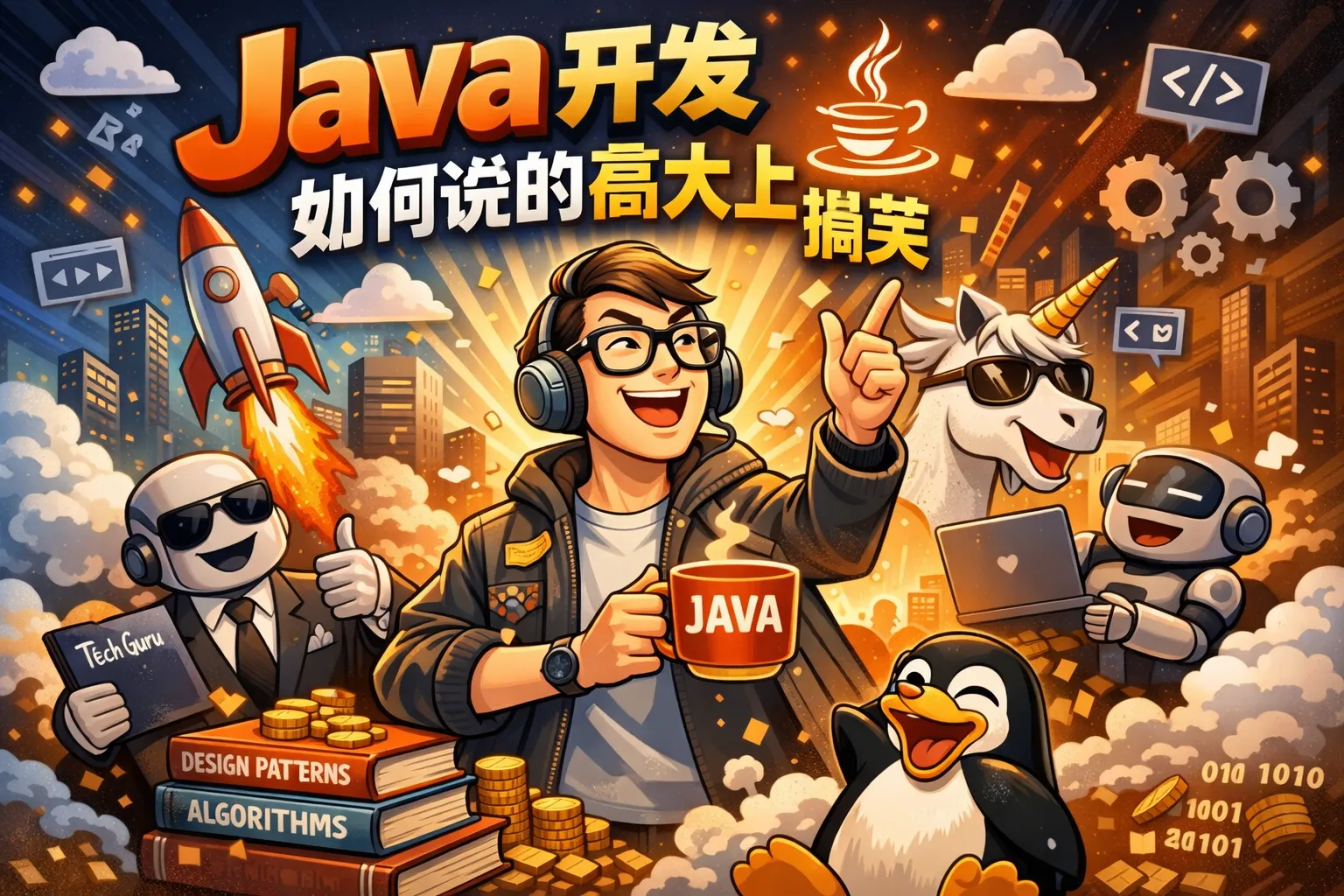 java开发如何说的高大上搞笑