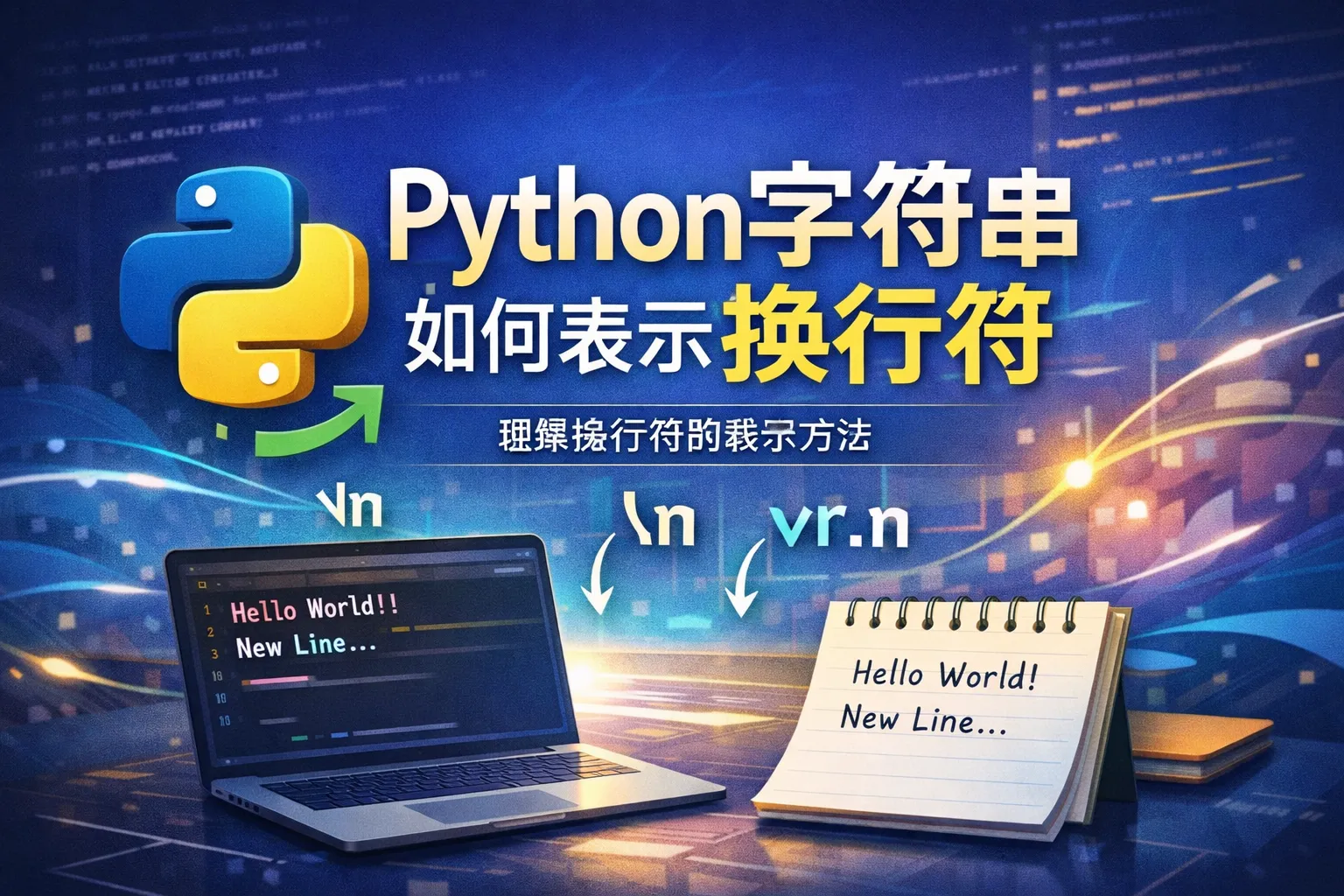 python字符串如何表示换行符