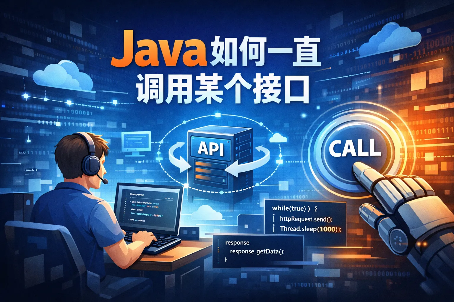 java如何一直调用某个接口