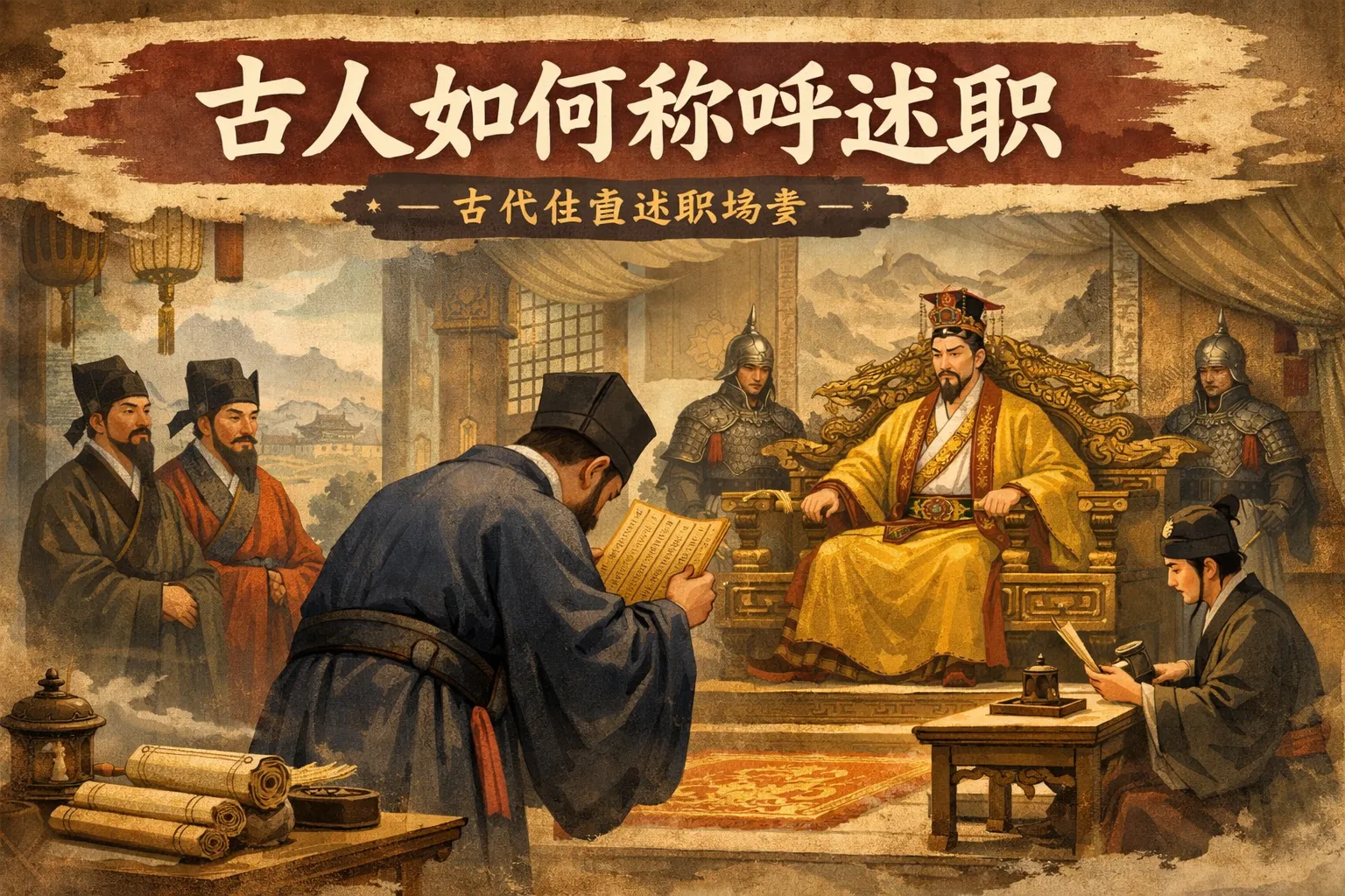 古人如何称呼述职