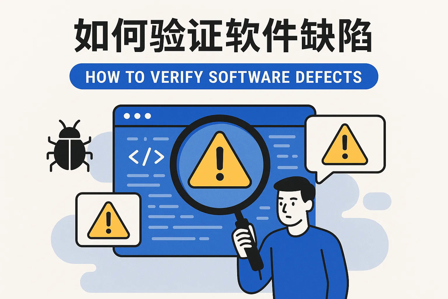 如何验证软件缺陷