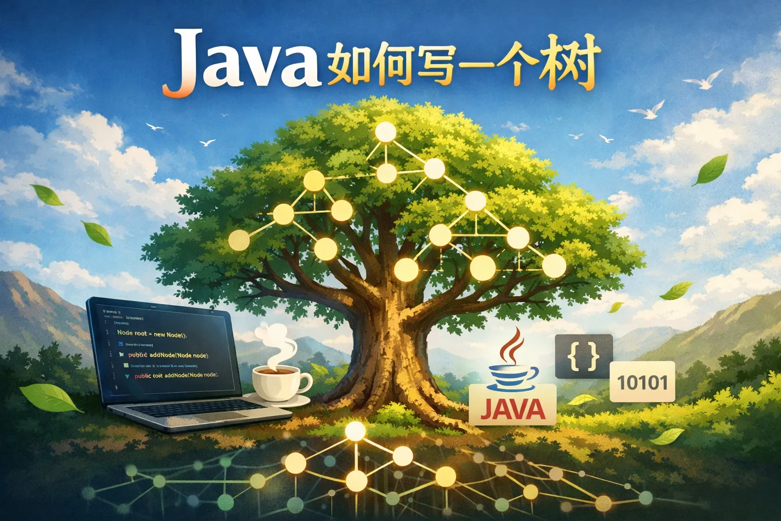 java如何写一个树