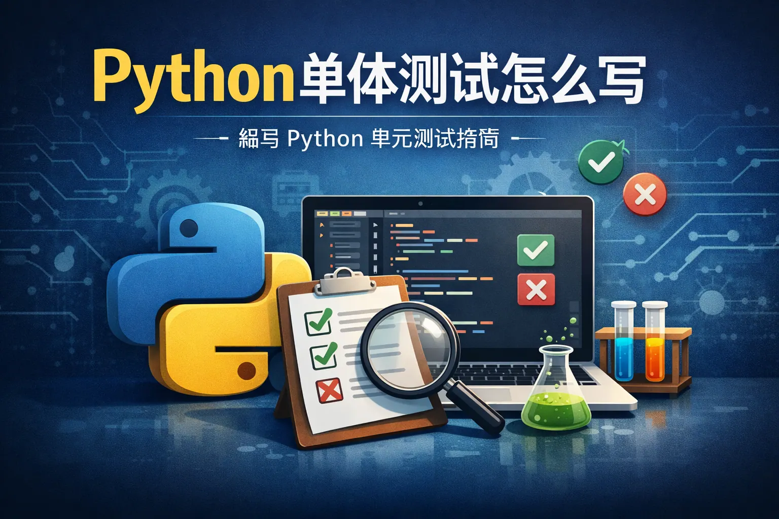 python单体测试怎么写