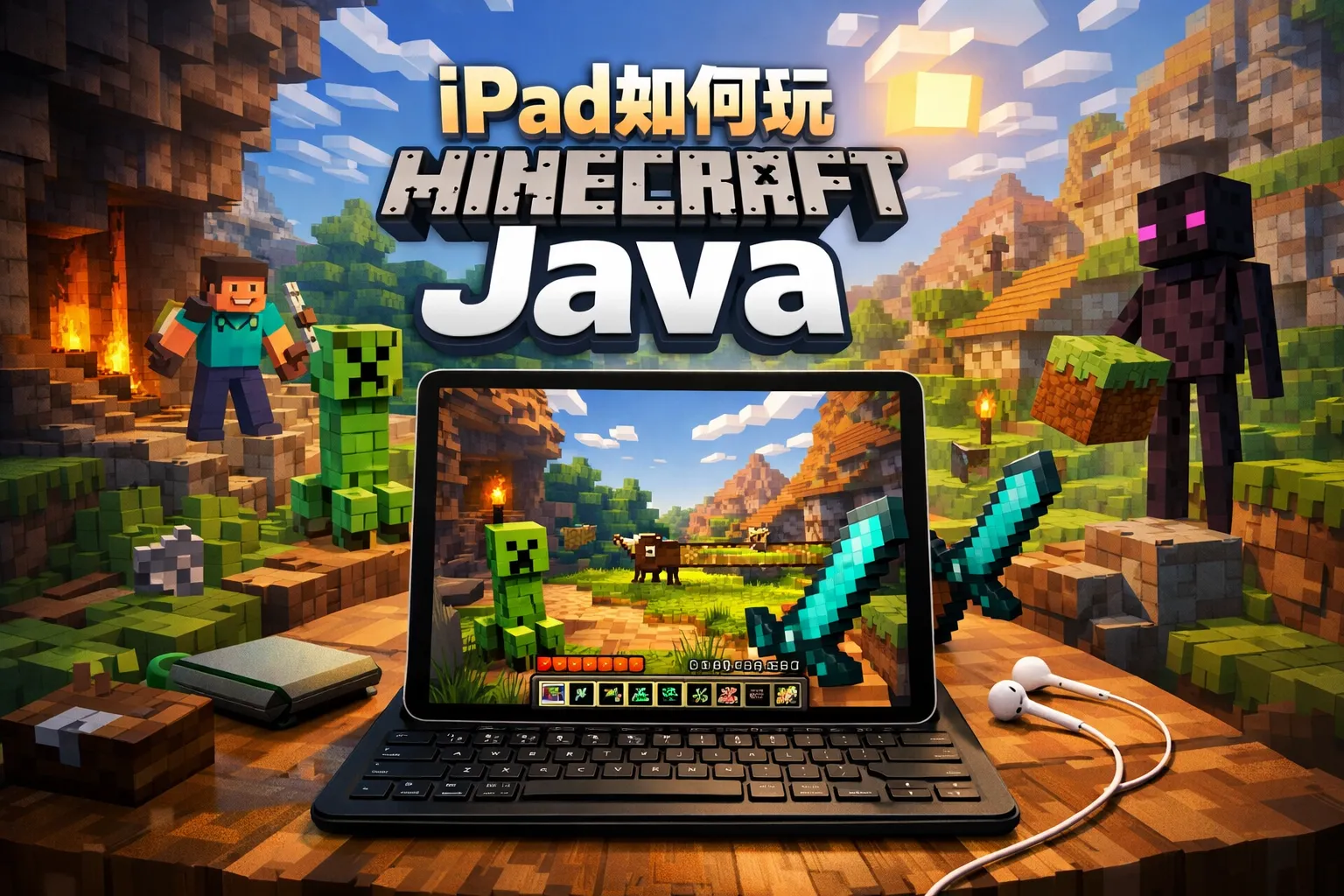ipad如何玩我的世界java