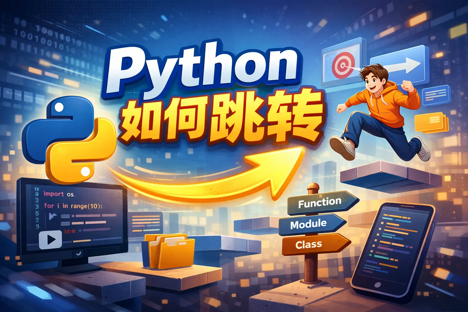 python如何跳转