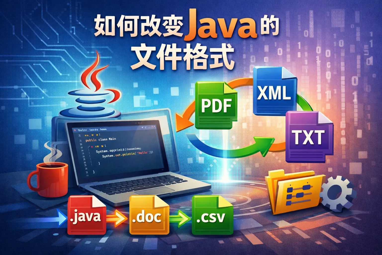 如何改变java的文件格式