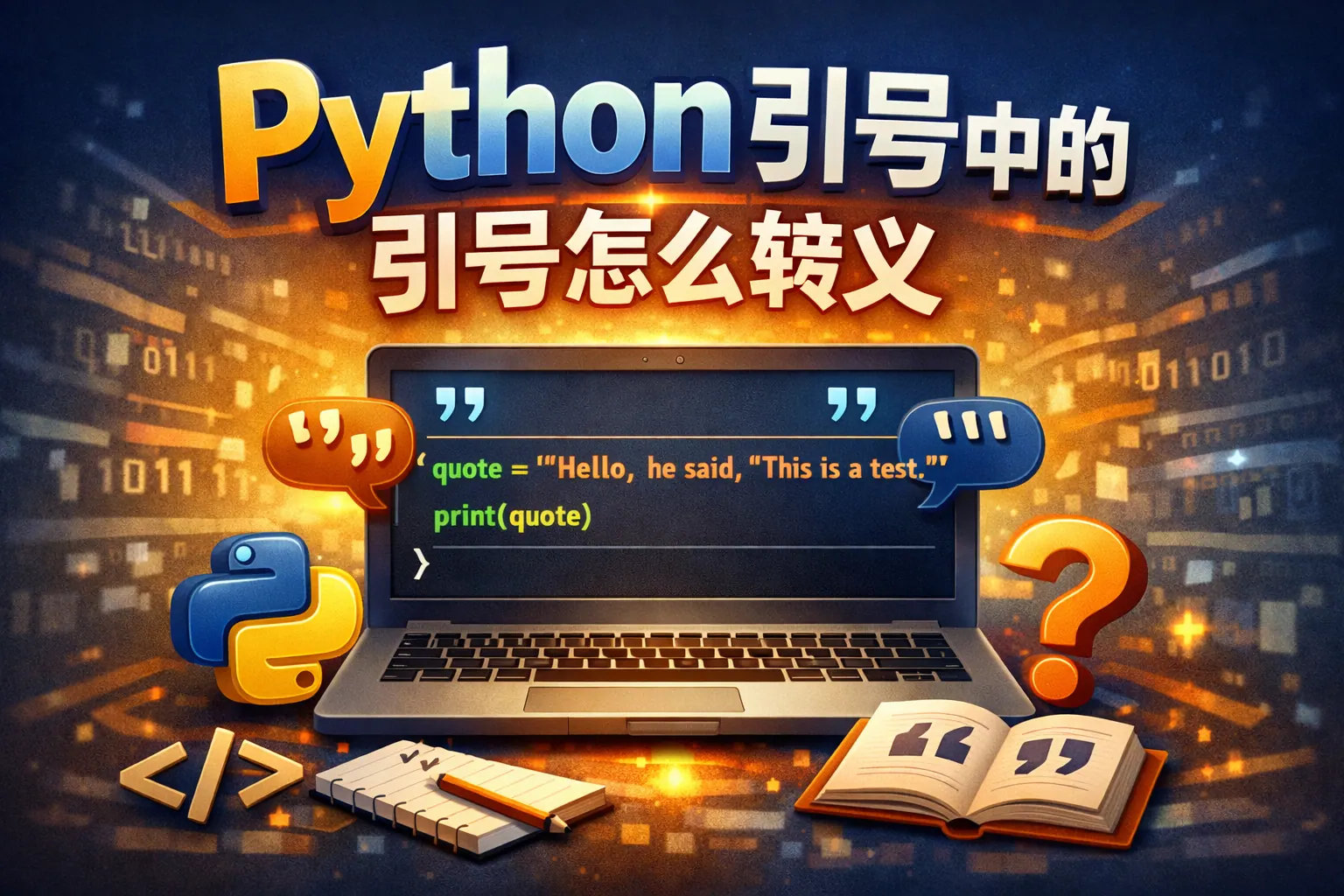 python引号中的引号怎么转义