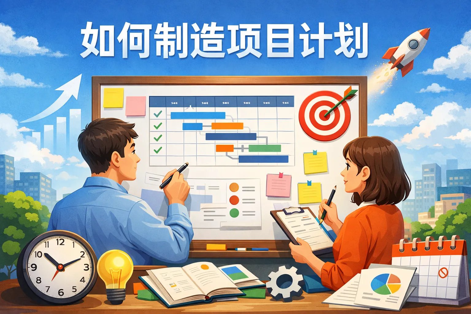 如何制造项目计划