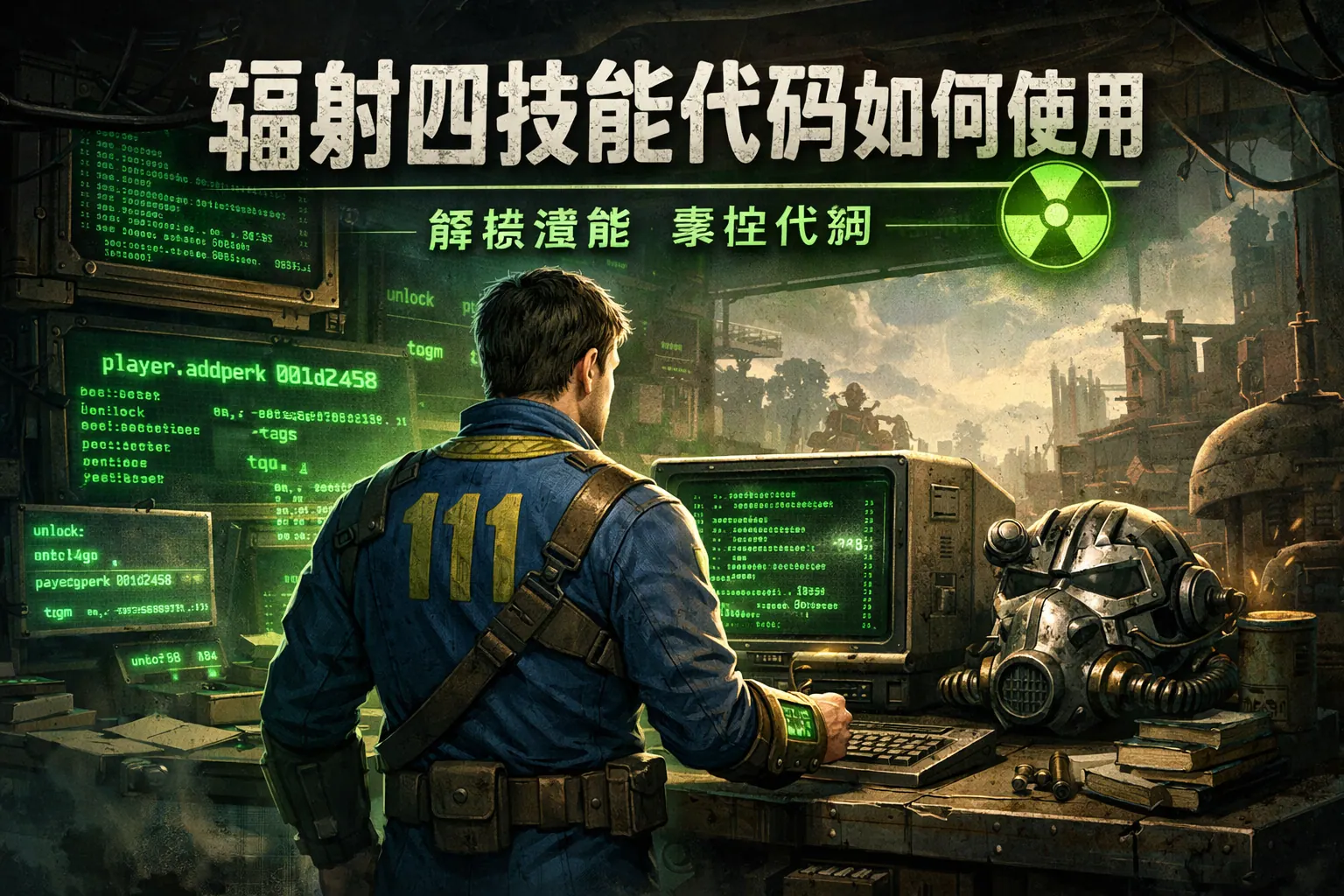 辐射四技能代码如何使用