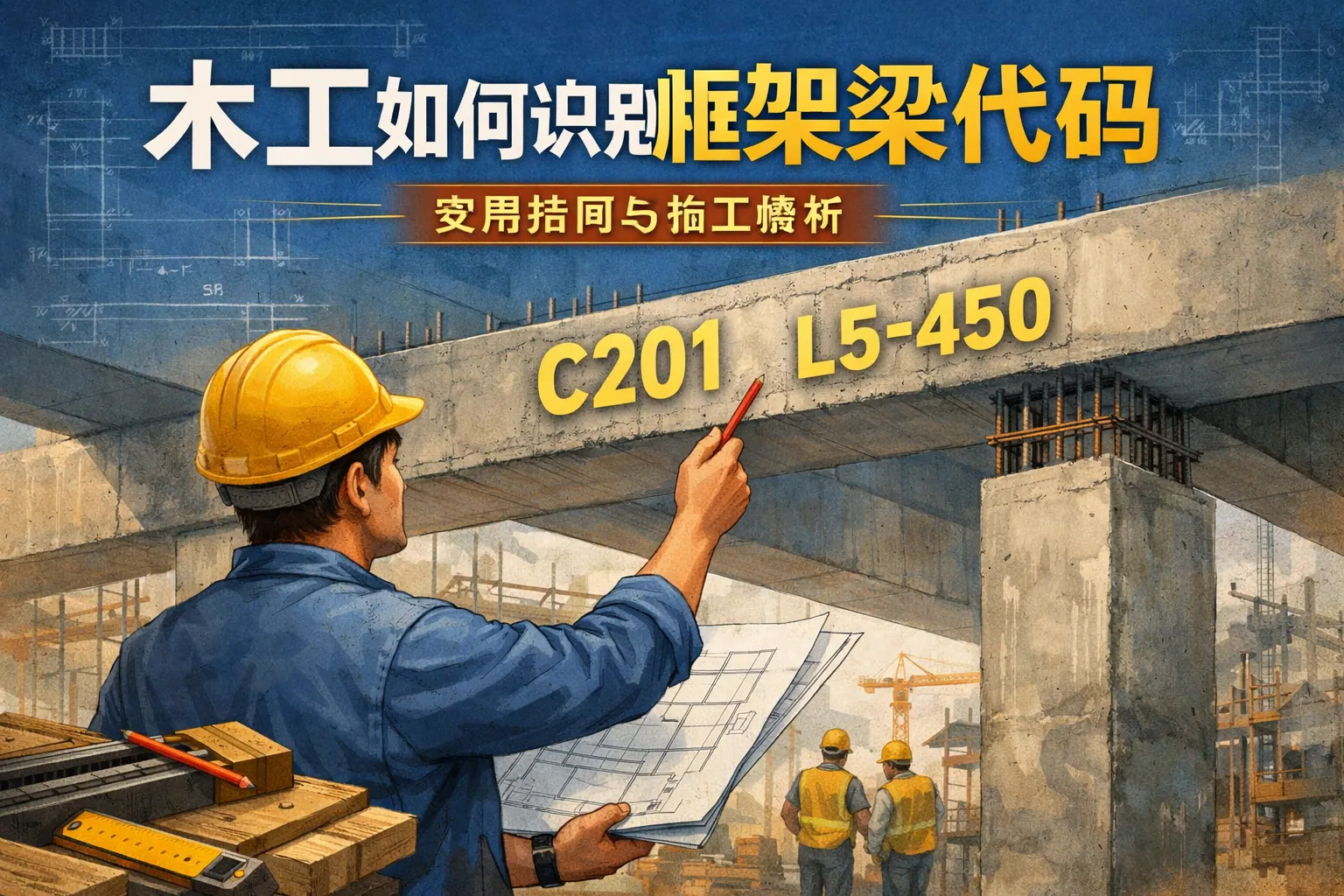 木工如何识别框架梁代码