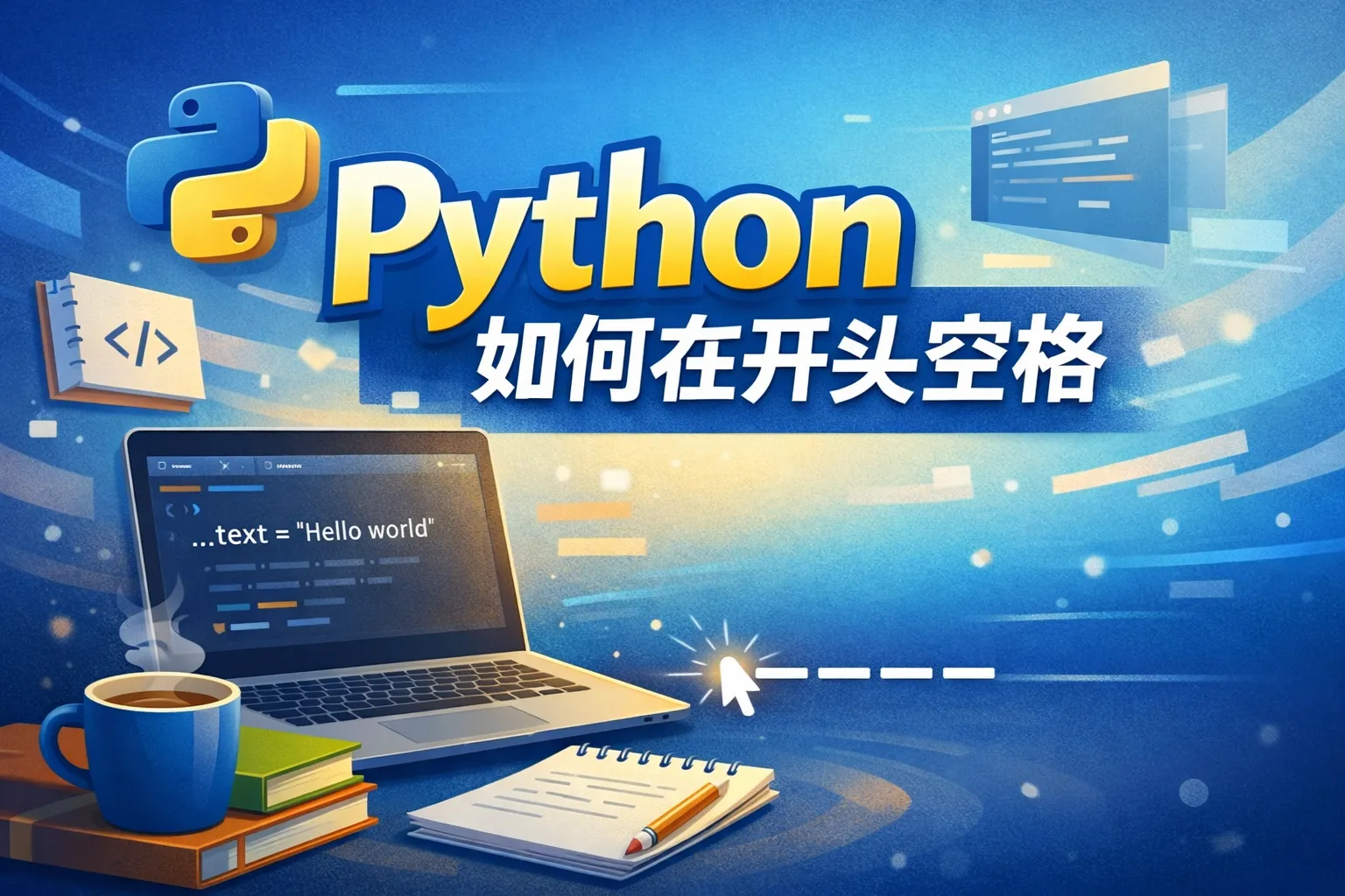 python如何在开头空格