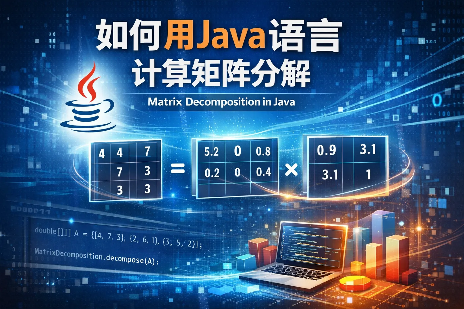 如何用java语言计算矩阵分解