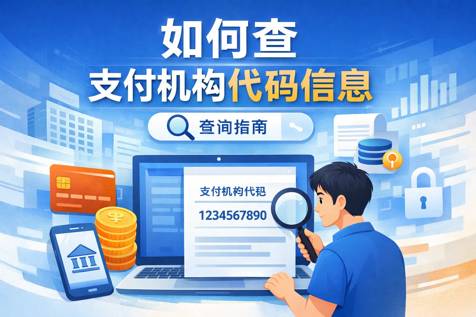 如何查支付机构代码信息