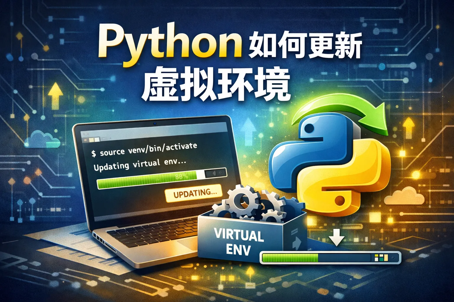 python如何更新虚拟环境