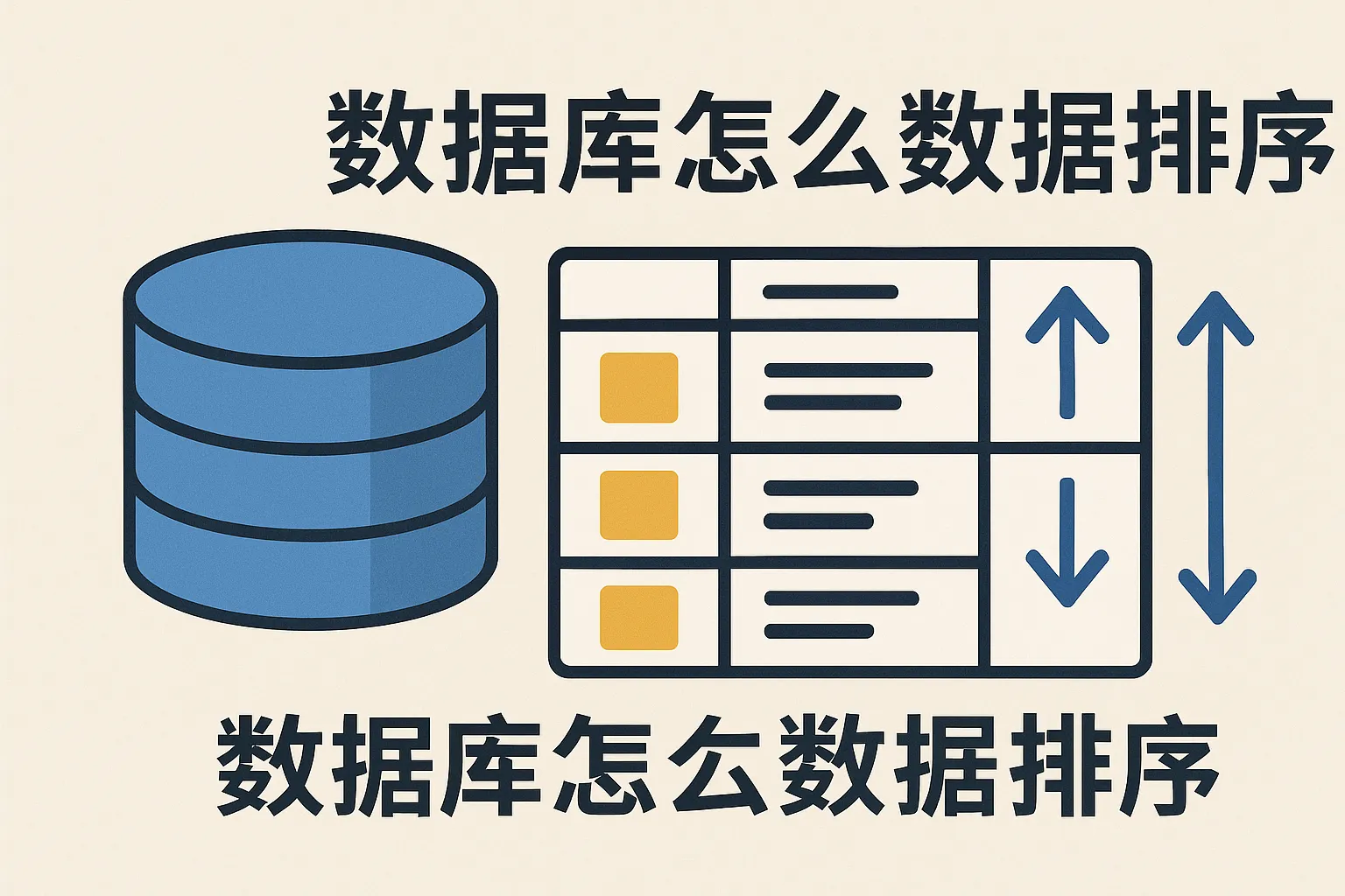数据库怎么数据排序