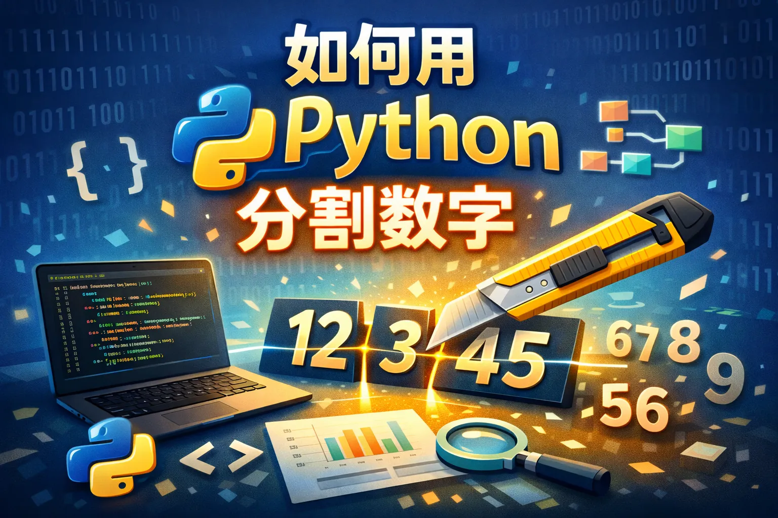 如何用python分割数字