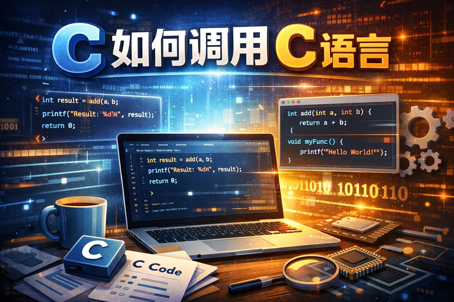 c 如何调用c语言
