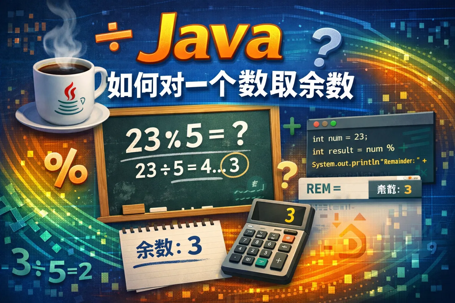 java 如何对一个数取余数