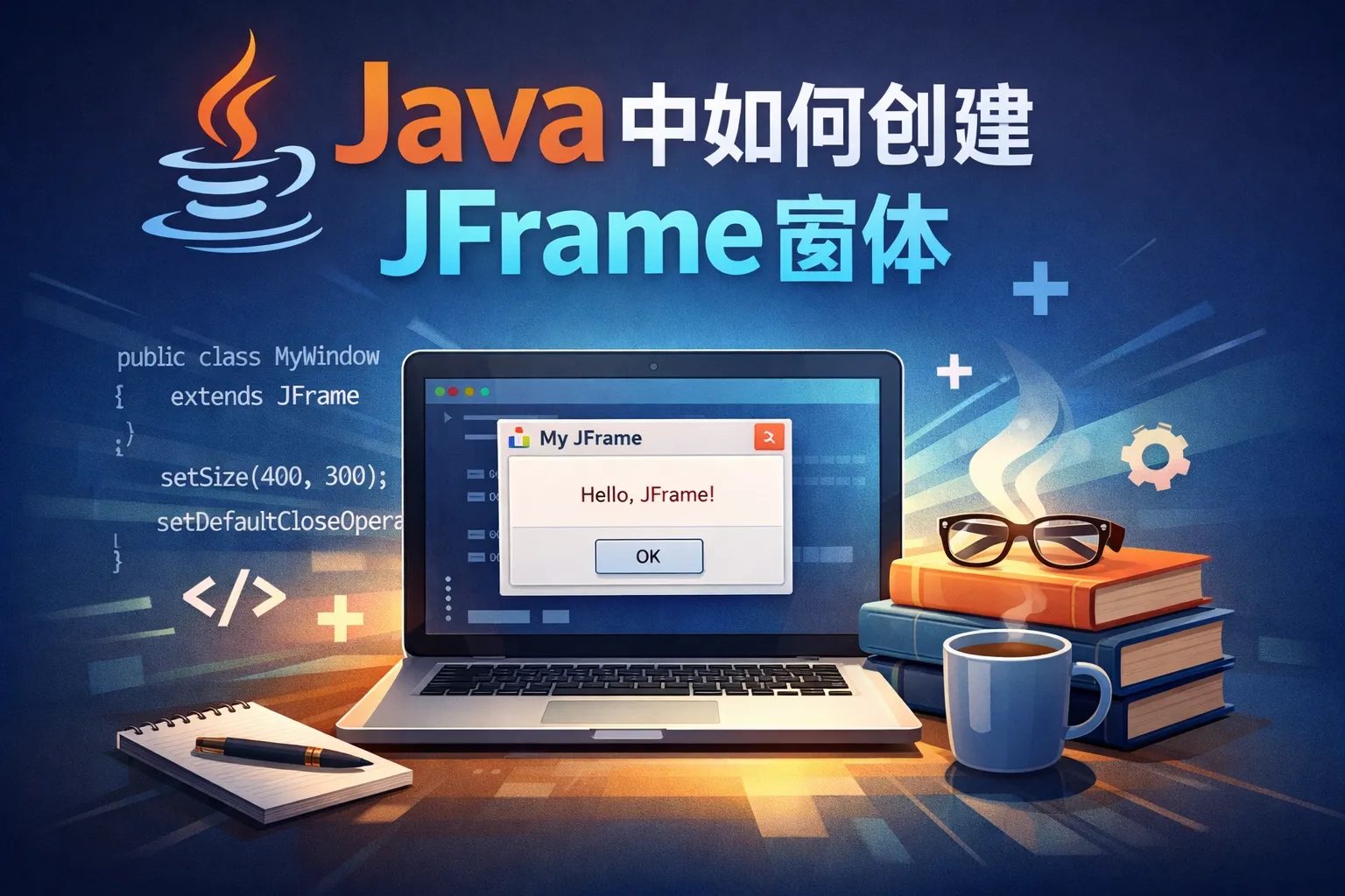 java中如何创建jframe窗体