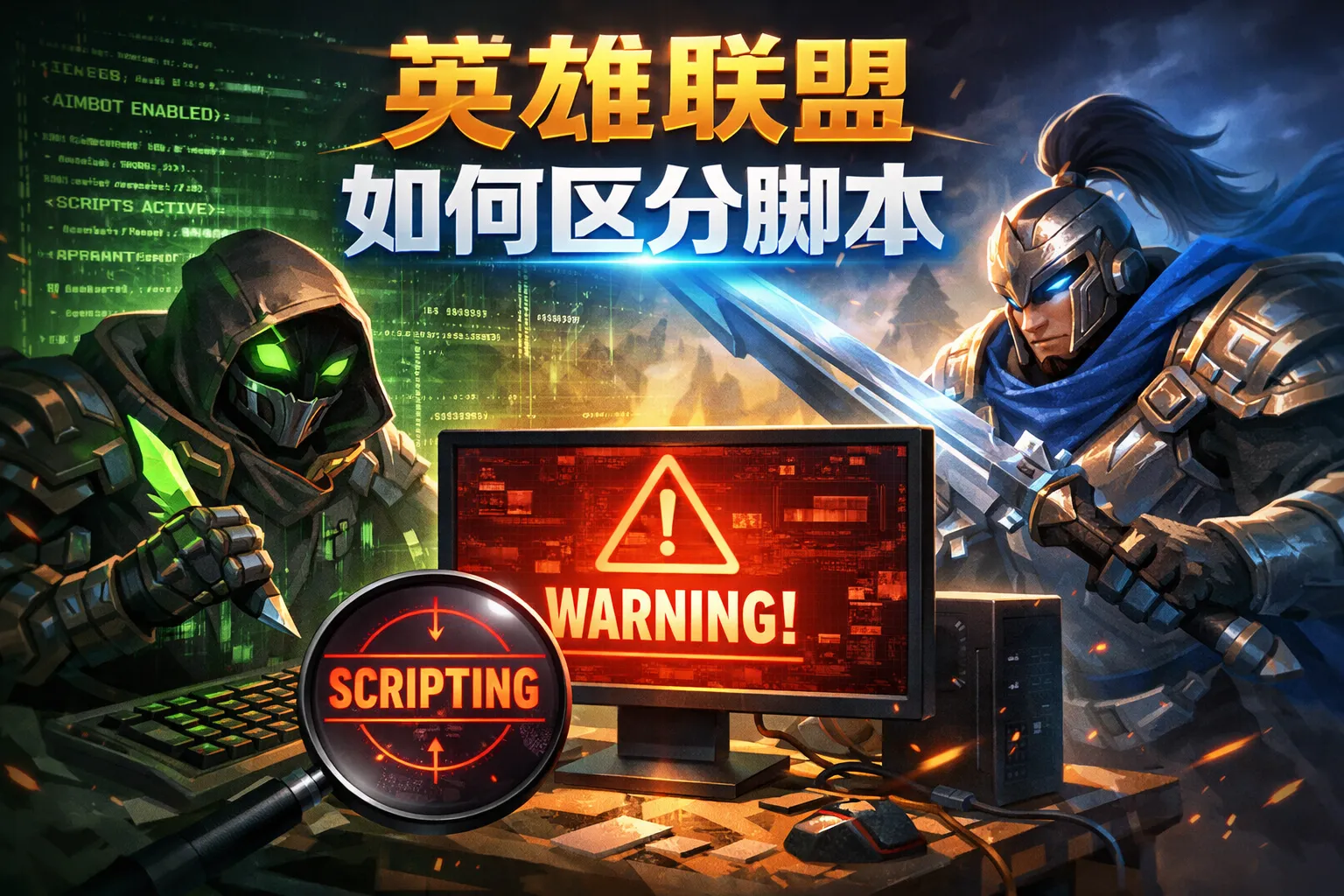 英雄联盟如何区分脚本