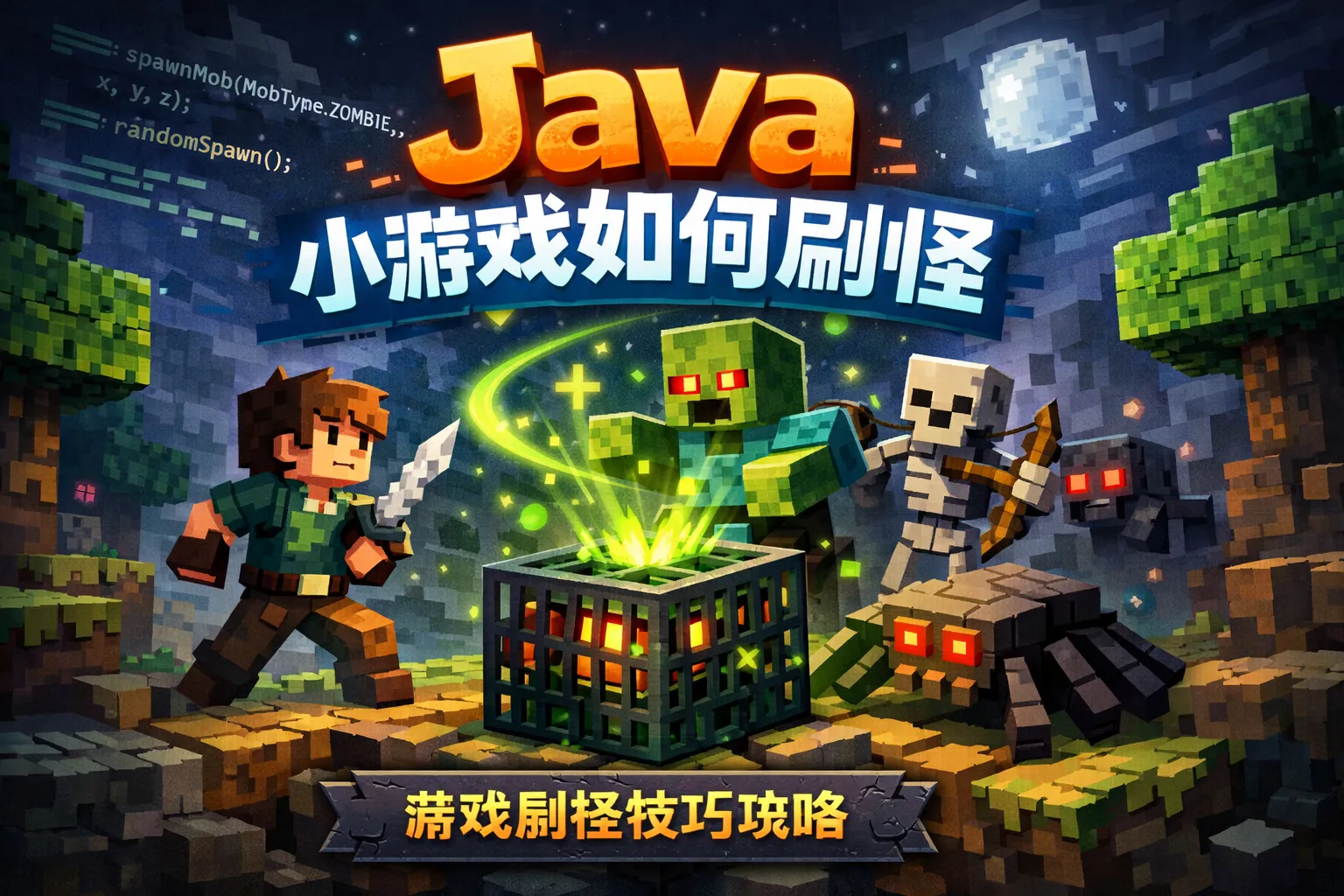java小游戏如何刷怪