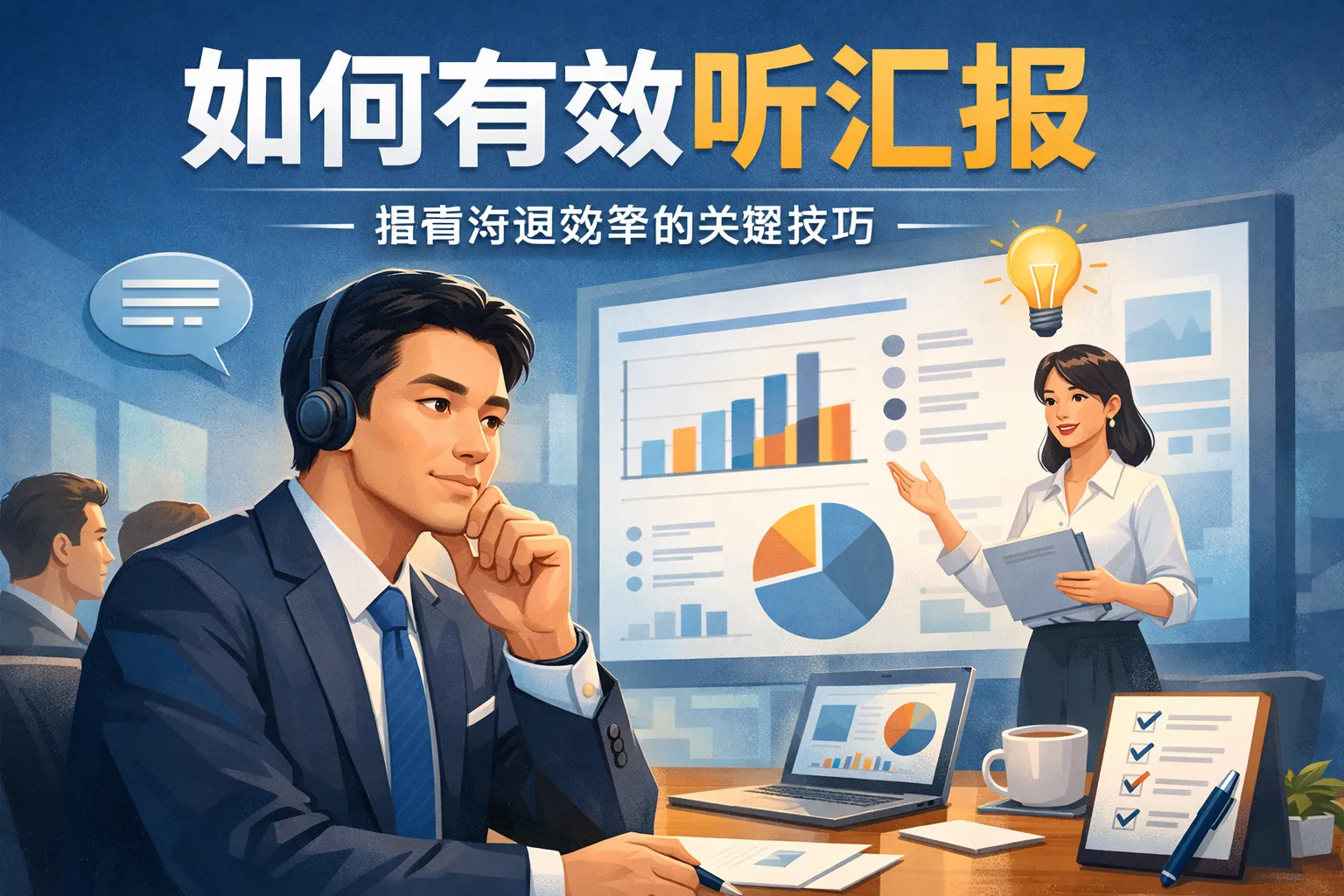 如何有效听汇报