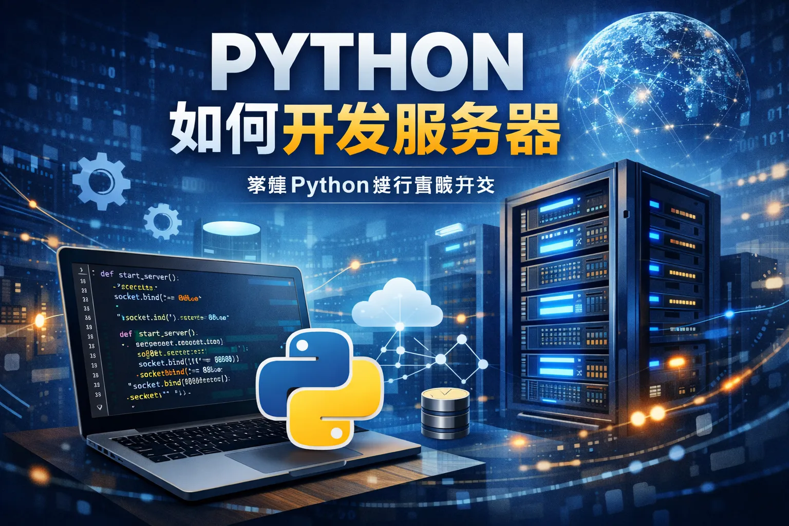 python如何开发服务器