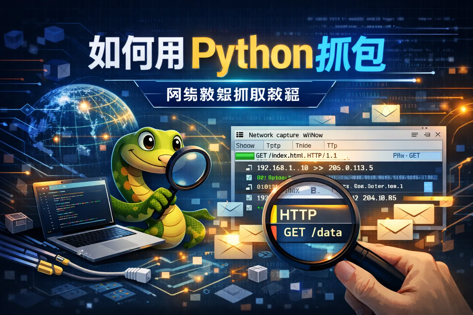 如何用python抓包