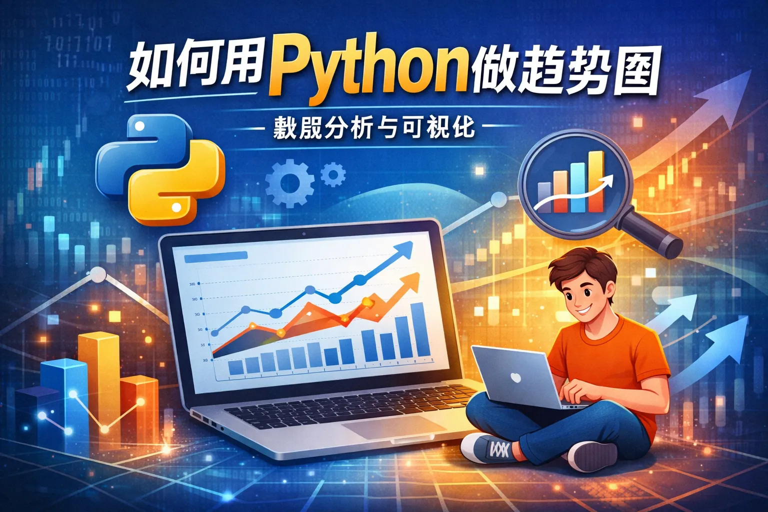 如何用python做趋势图