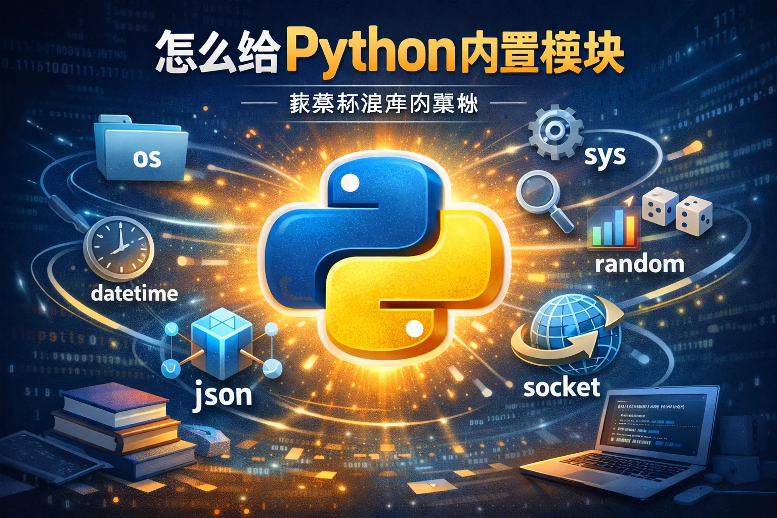怎么给python内置模块