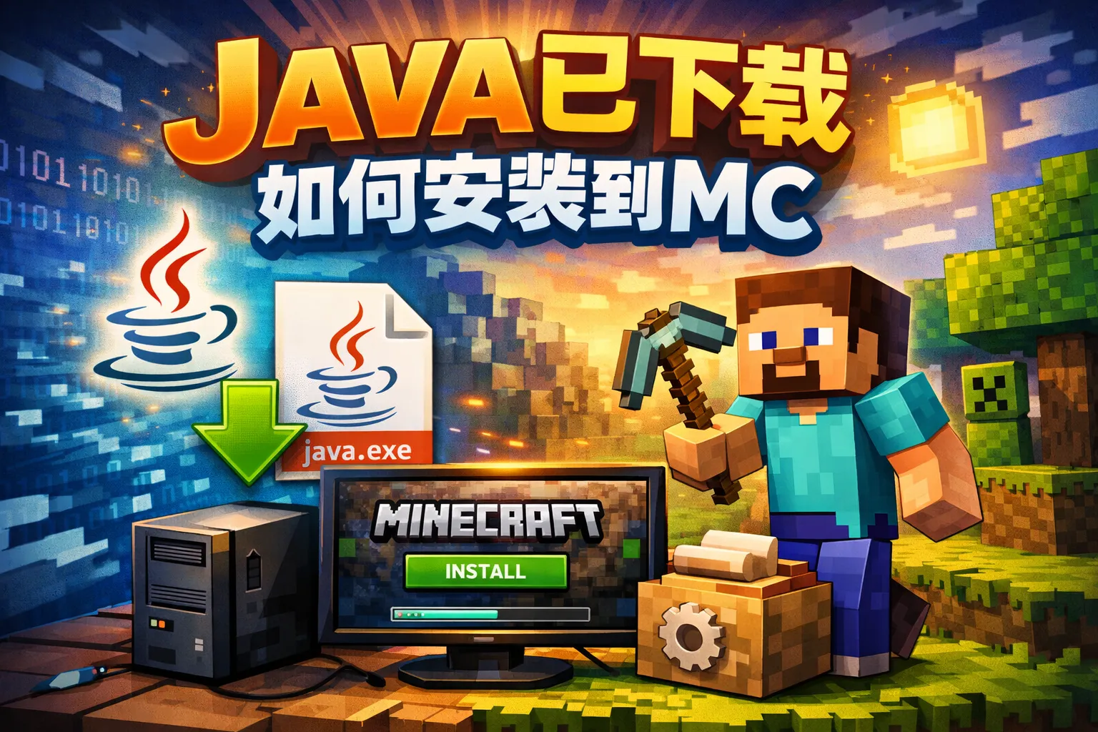 java已下载如何安装到mc