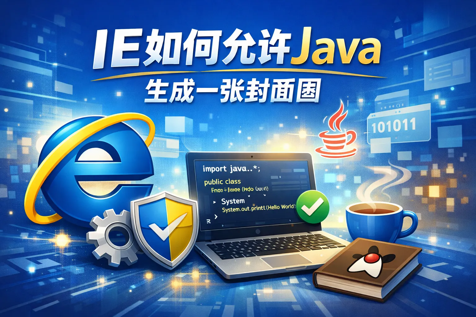 ie如何允许java