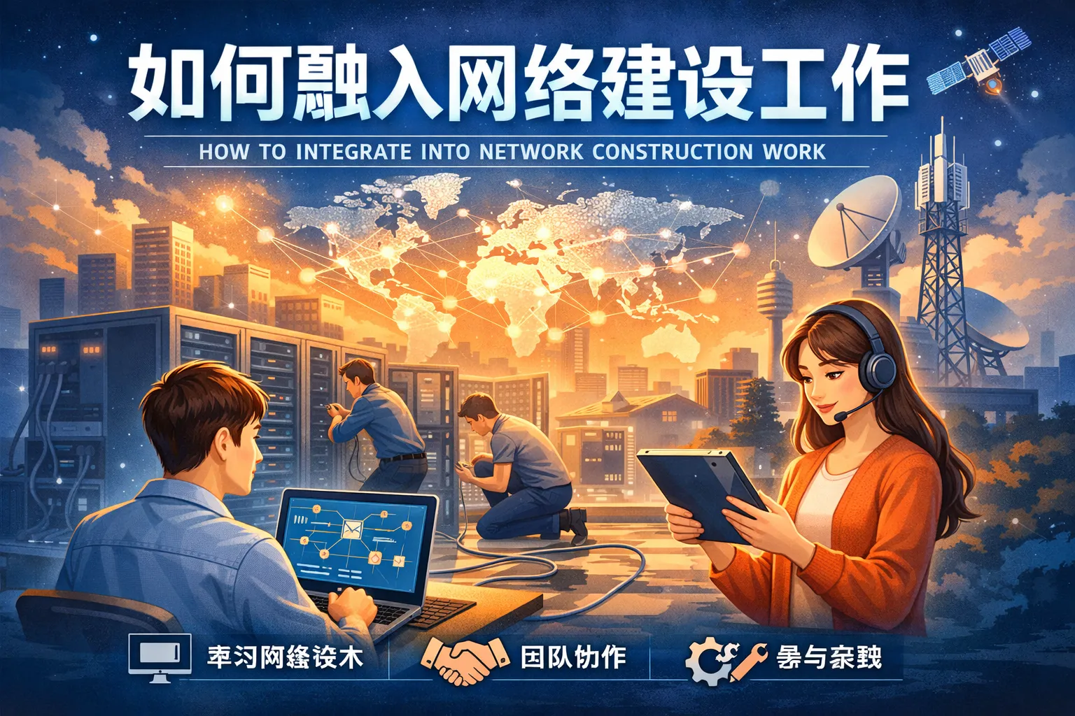 如何融入网络建设工作