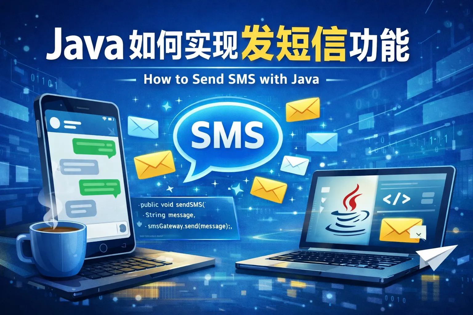 java如何实现发短信功能