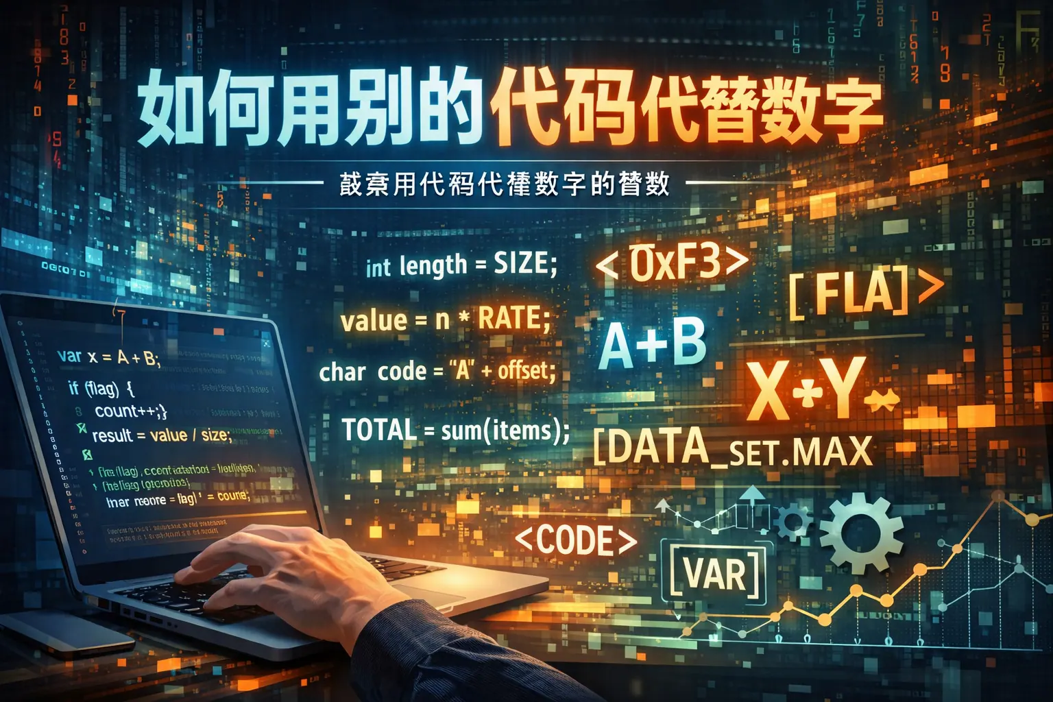 如何用别的代码代替数字