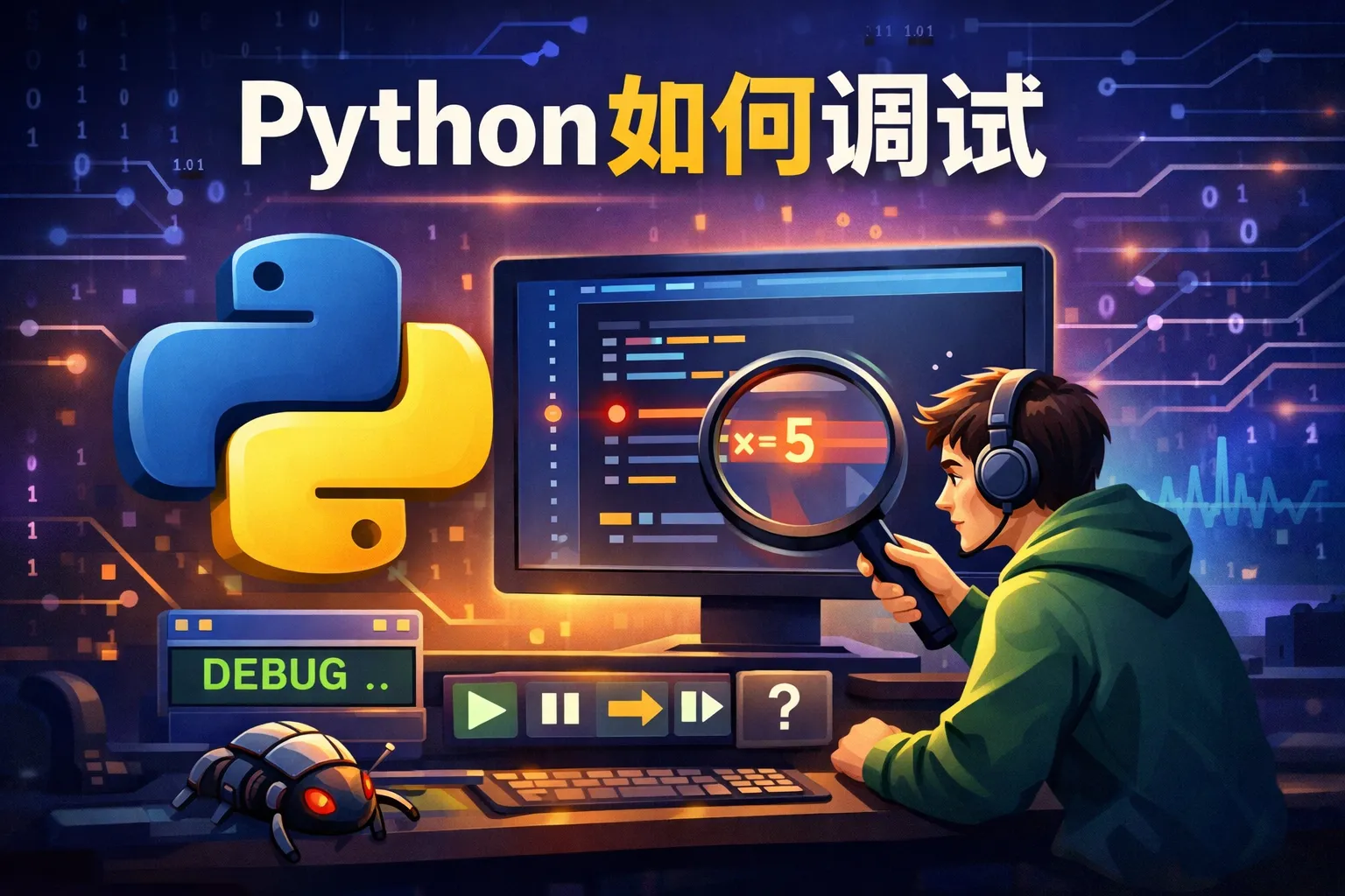 python如何调试
