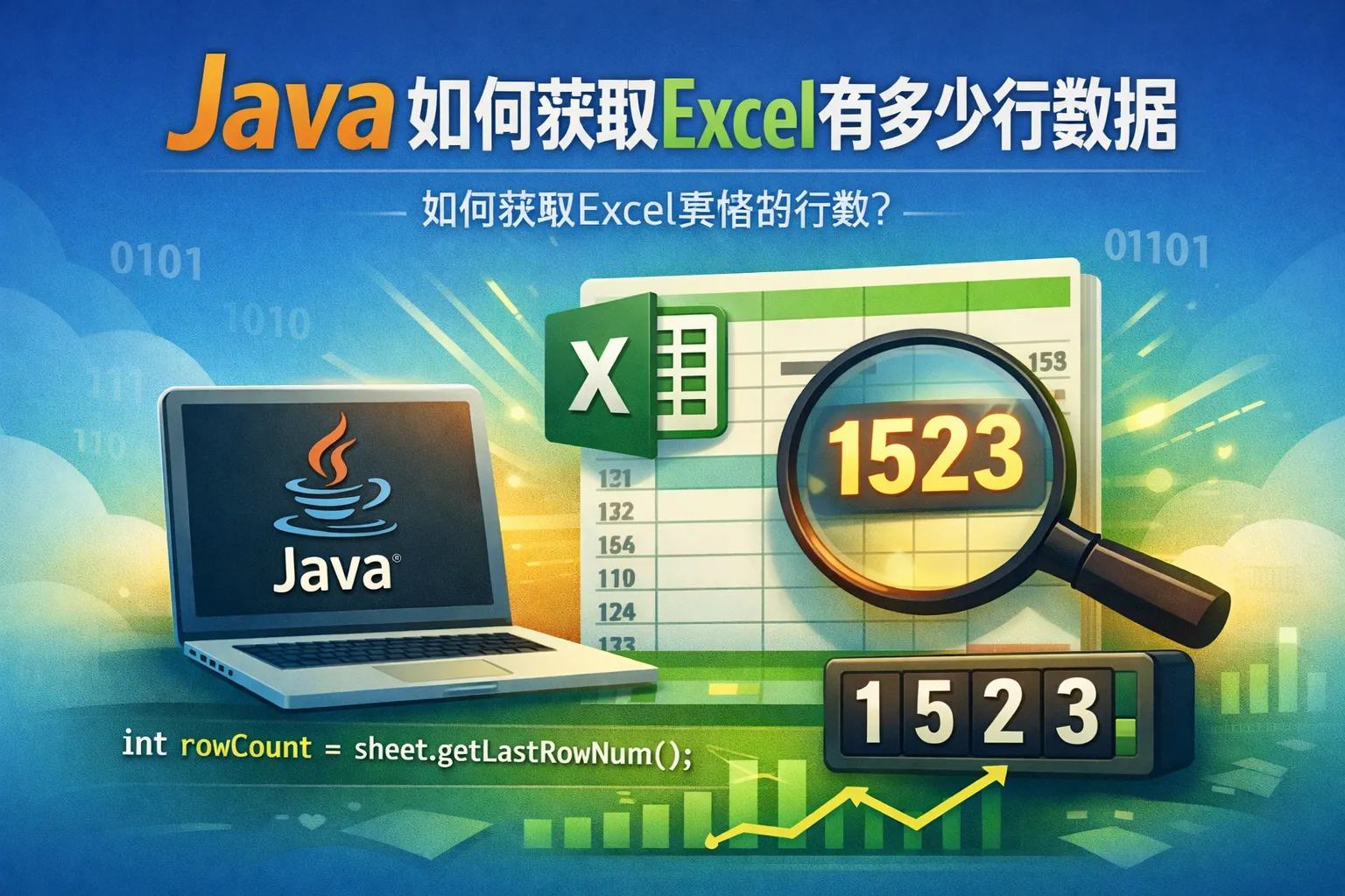 java如何获取excel有多少行数据
