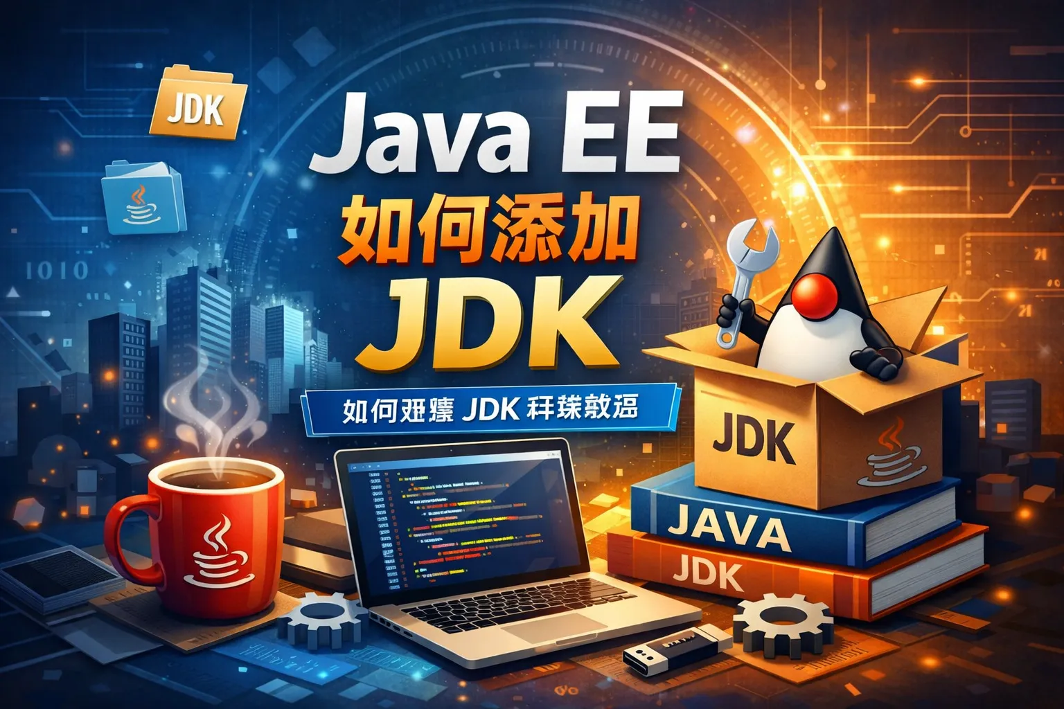 java ee如何添加jdk
