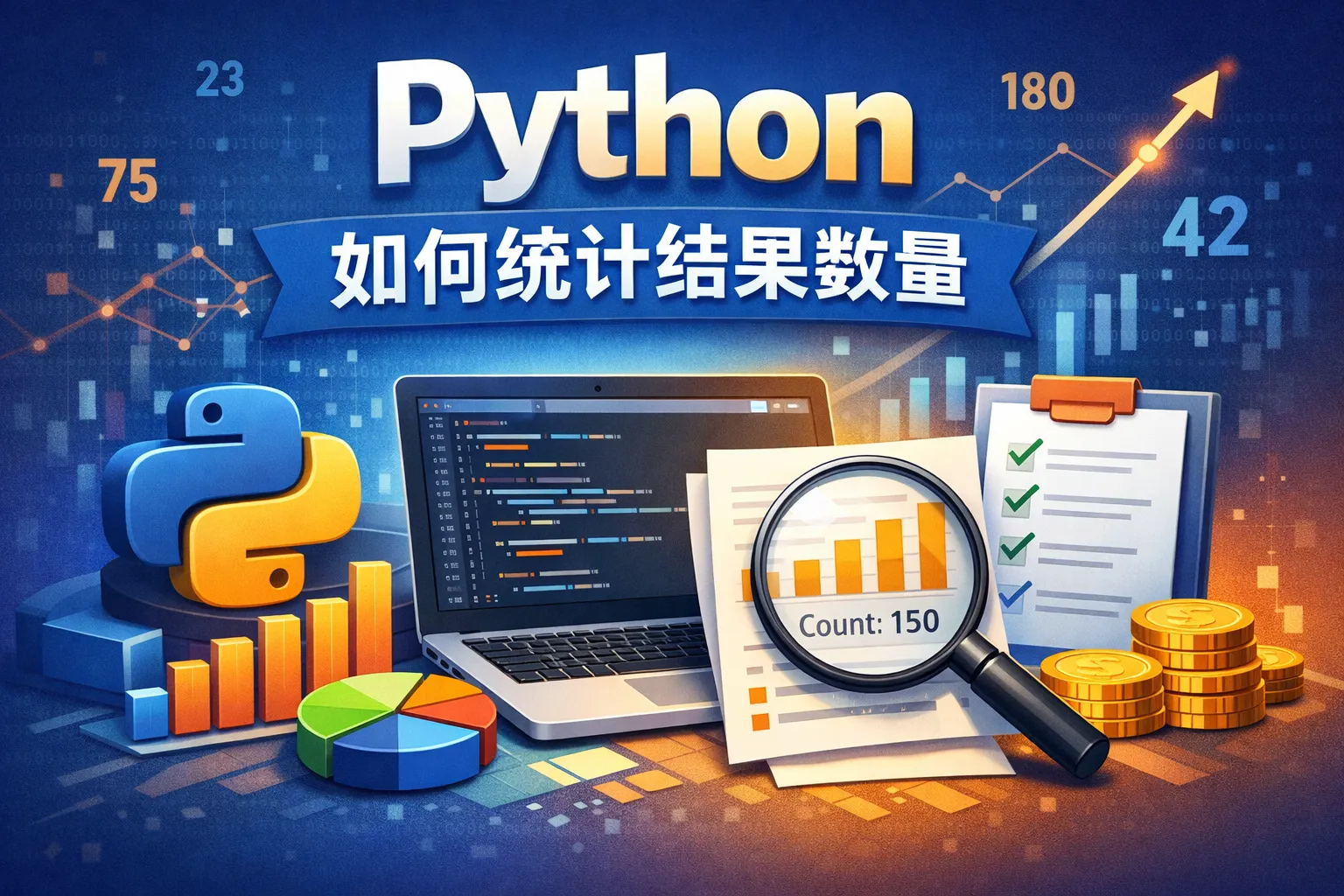 python如何统计结果数量