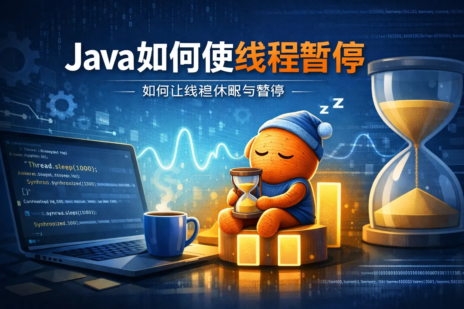 java如何使线程暂停