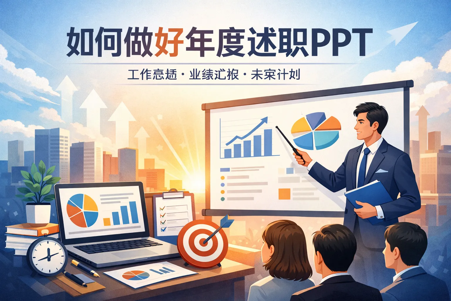 如何做好年度述职ppt