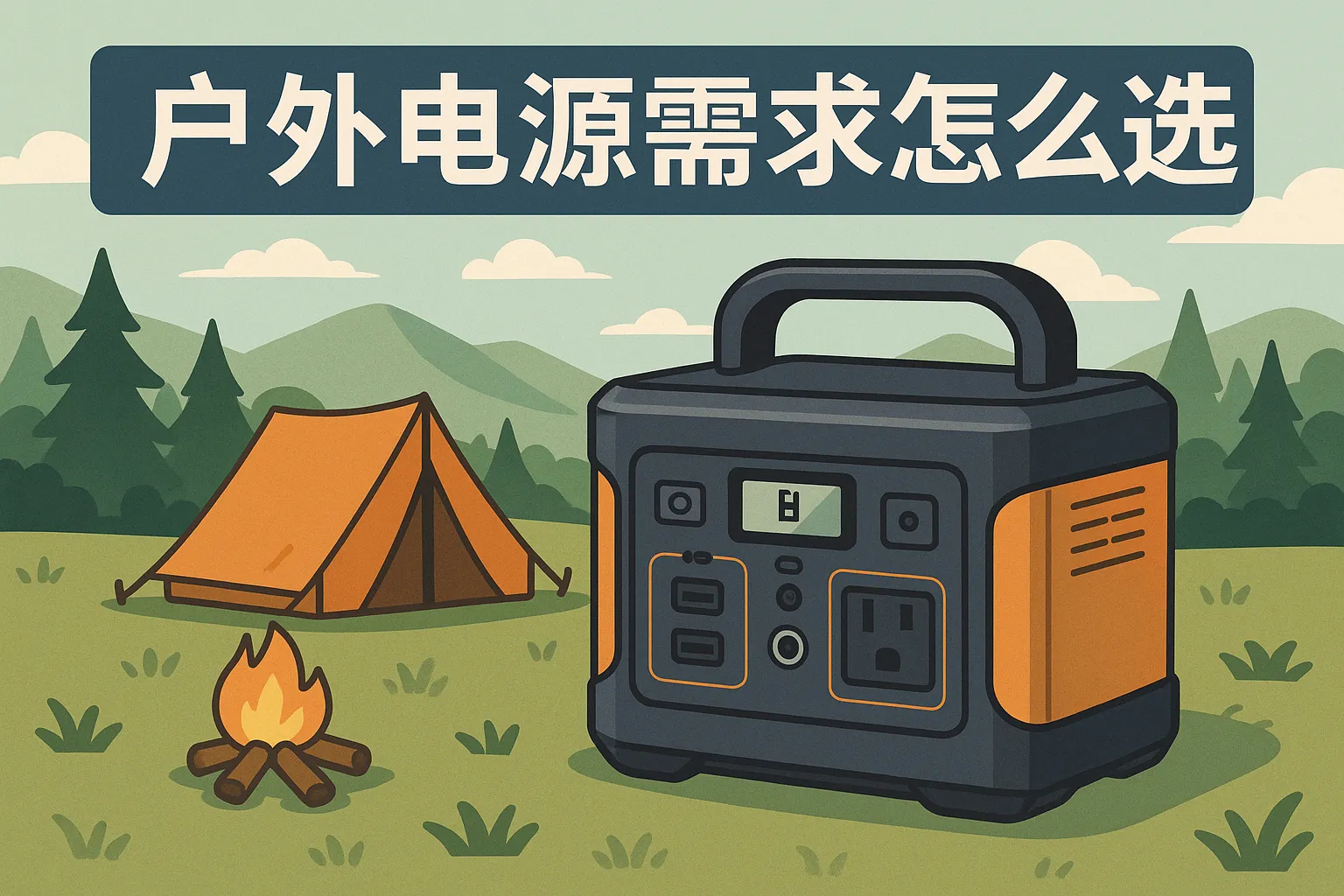 户外电源需求怎么选