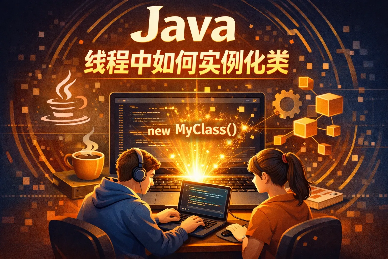 java 线程中如何实例化类